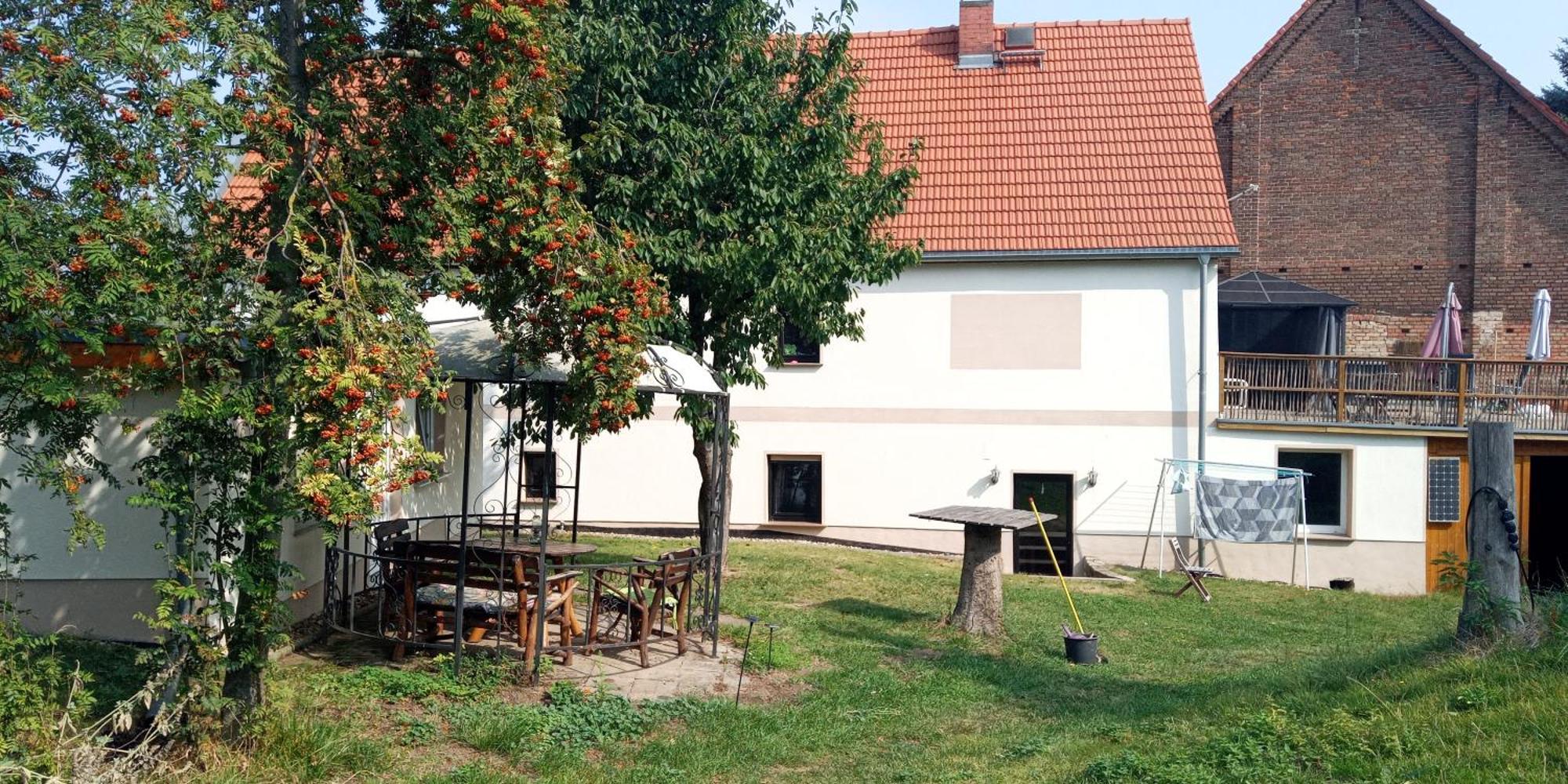 Ferienwohnung Auf Dem Gutshof Renz Weißenfels Extérieur photo